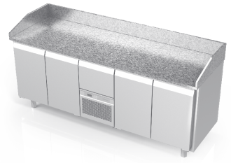 NOVAMETA šaldomas picų stalas su granito paviršiumi FM0-E404